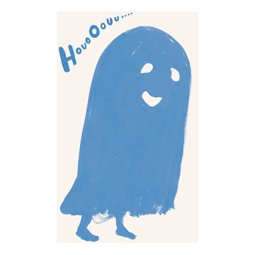 Paper Collective HouoOouu blue poster 30×40 cm