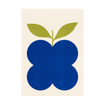 Paper Collective Indigo Fruit poster 30×40 cm