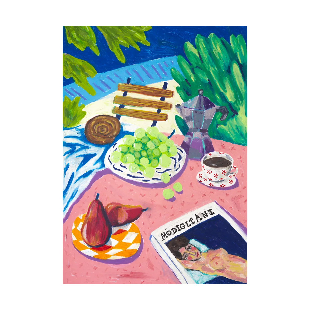 Paper Collective Modigliani in the Garden poster 50×70 cm