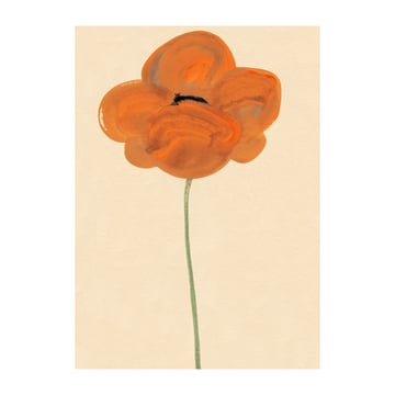 Paper Collective Orange Vallmo poster 50×70 cm