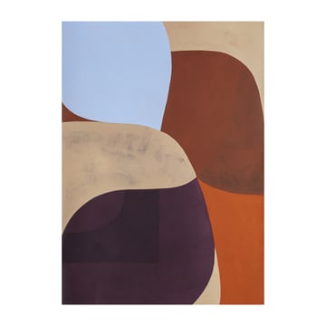 Paper Collective Painted Shapes 02 poster 30×40 cm