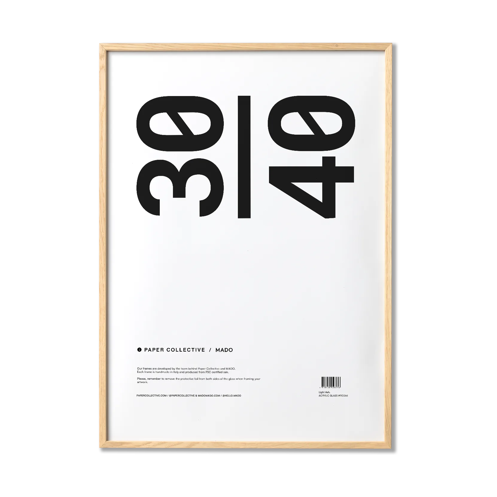 Paper Collective ram plexiglas-ask, 30x40 cm Paper Collective