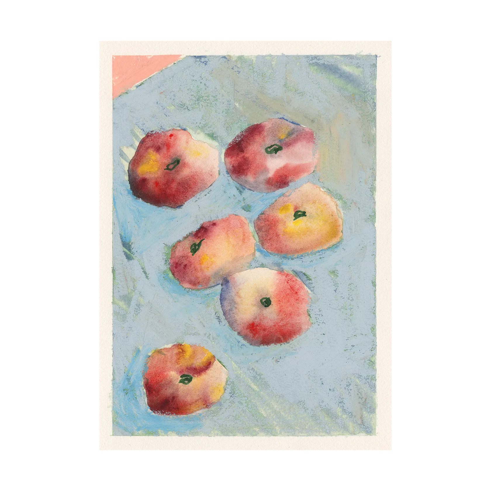 Peaches poster, 50x70 cm Paper Collective