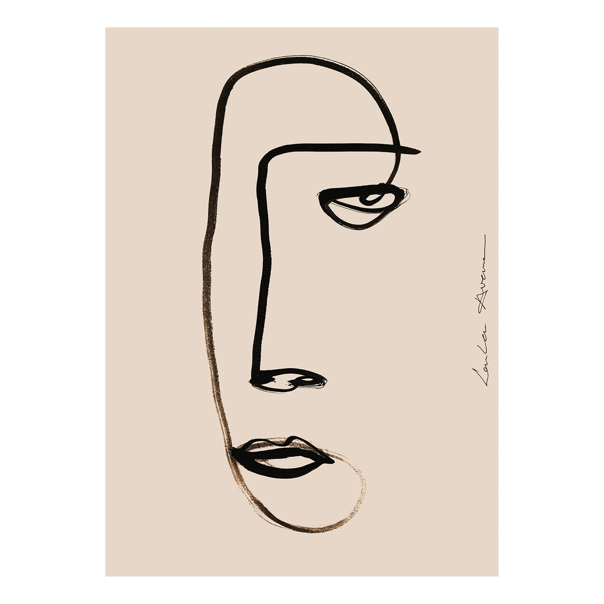 Serious Dreamer poster, 30x40 cm Paper Collective