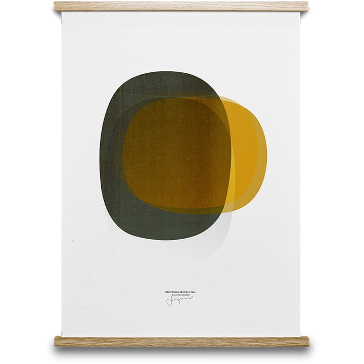 Sketchbook Abstract 01 poster, 50x70 cm Paper Collective