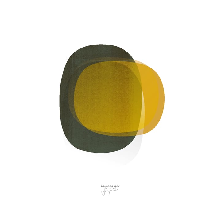 Sketchbook Abstract 01 poster, 50x70 cm Paper Collective