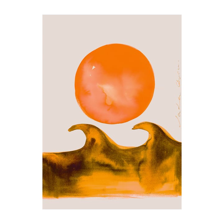 Sunset Waves poster, 50x70 cm Paper Collective