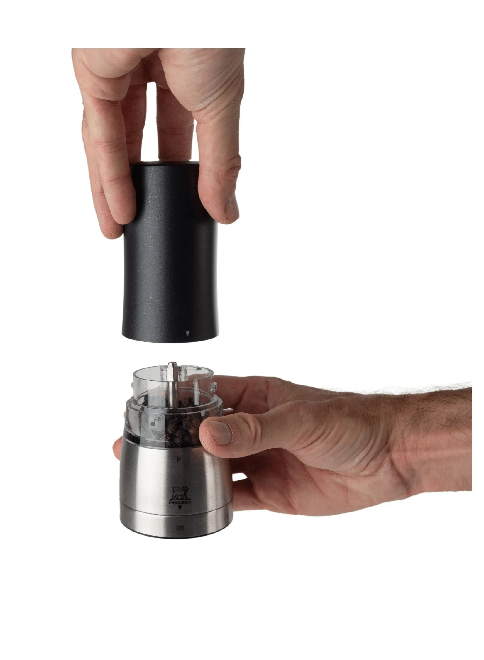 Daman elektrisk kryddkvarn 2-pack, Svart Peugeot