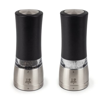 Peugeot Daman Z DUO Electric salt-och pepparkvarn 2 delar Black