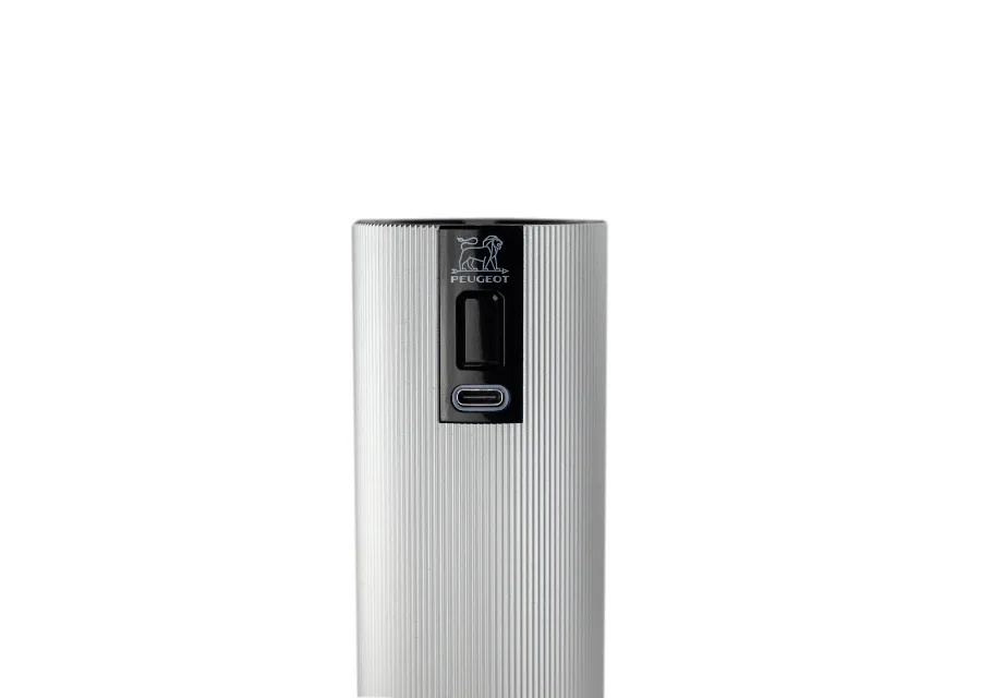 Line elektrisk kryddkvarn 2-pack, Carbon-aluminium Peugeot