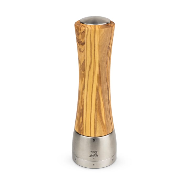 Madras Z saltkvarn 21 cm - Olive wood-stainless steel - Peugeot