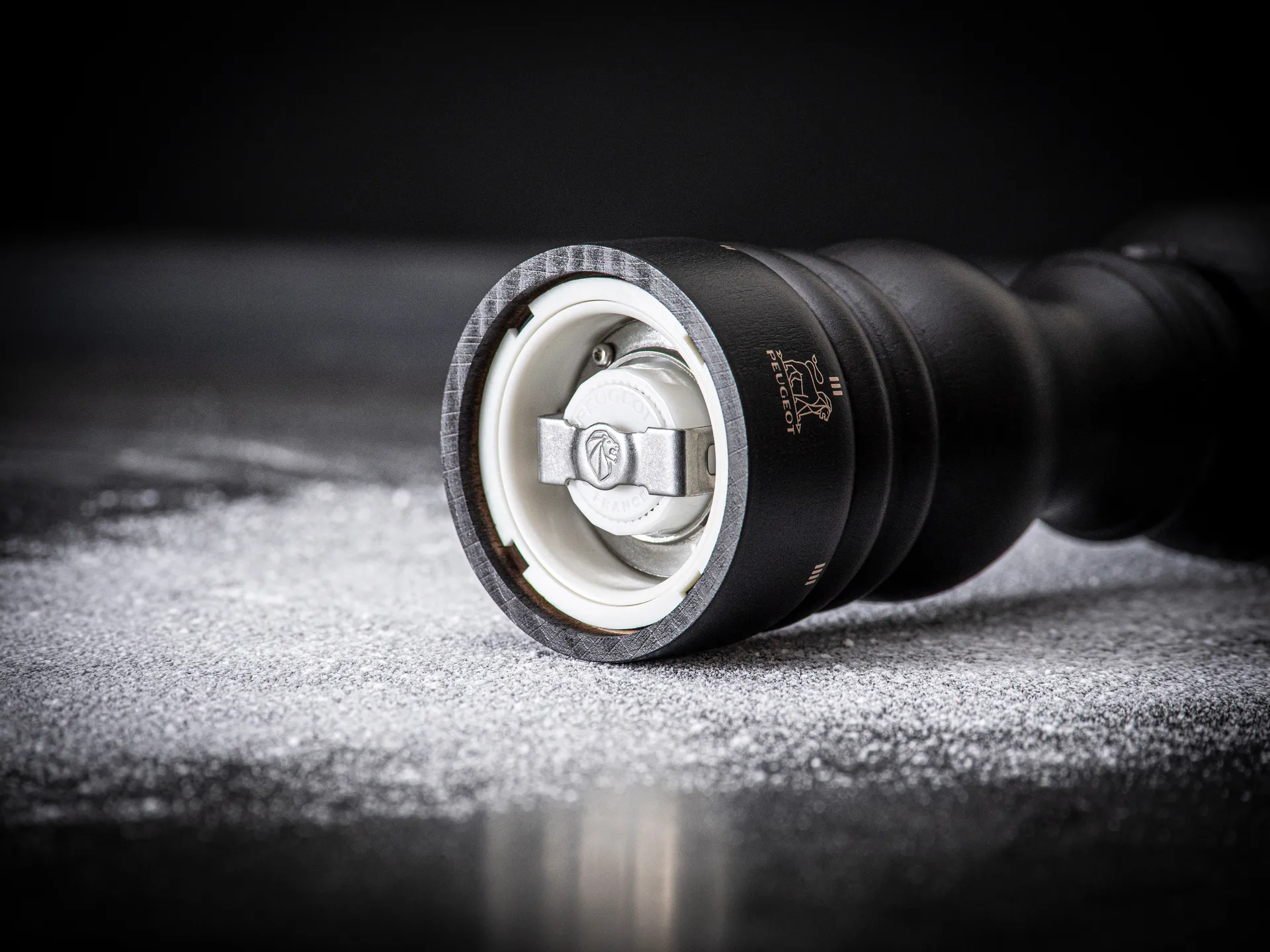 Paris u'Select Z saltkvarn 30 cm, Satin black Peugeot