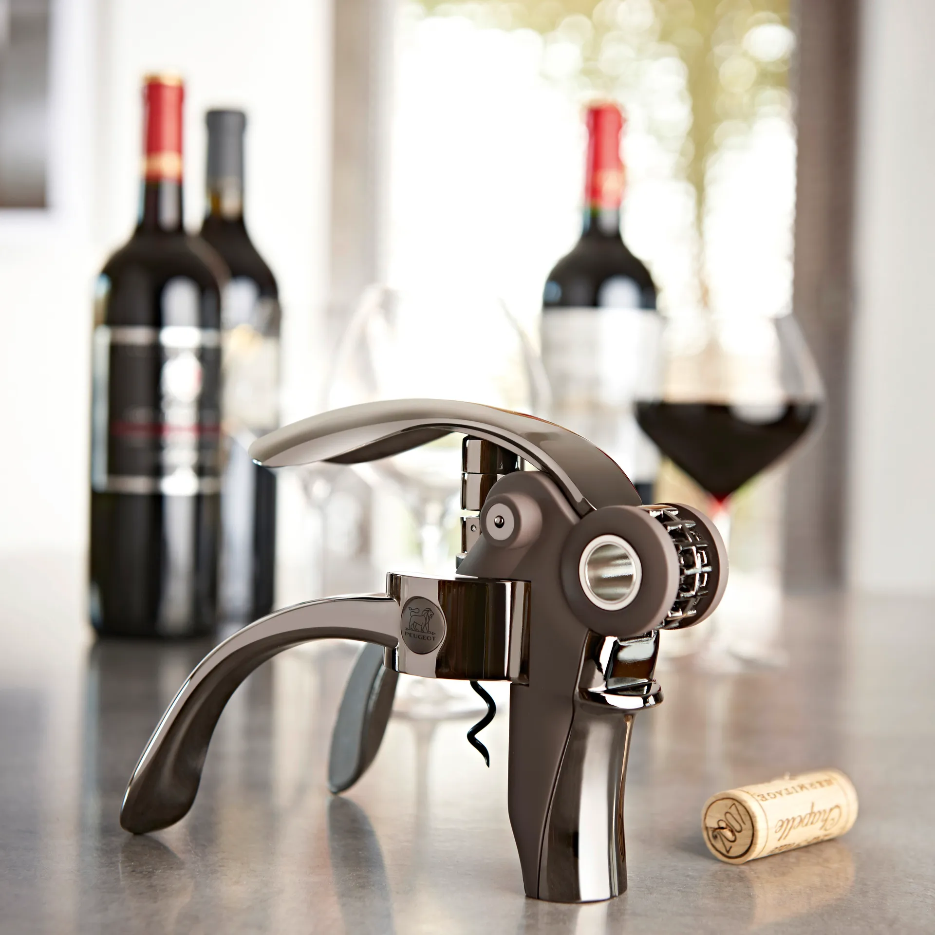 Peugeot Baltaz korkskruvsöppnare, Svart Peugeot