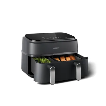 3000 series Air fryer dubbel NA352/00 9 L - Black - Philips