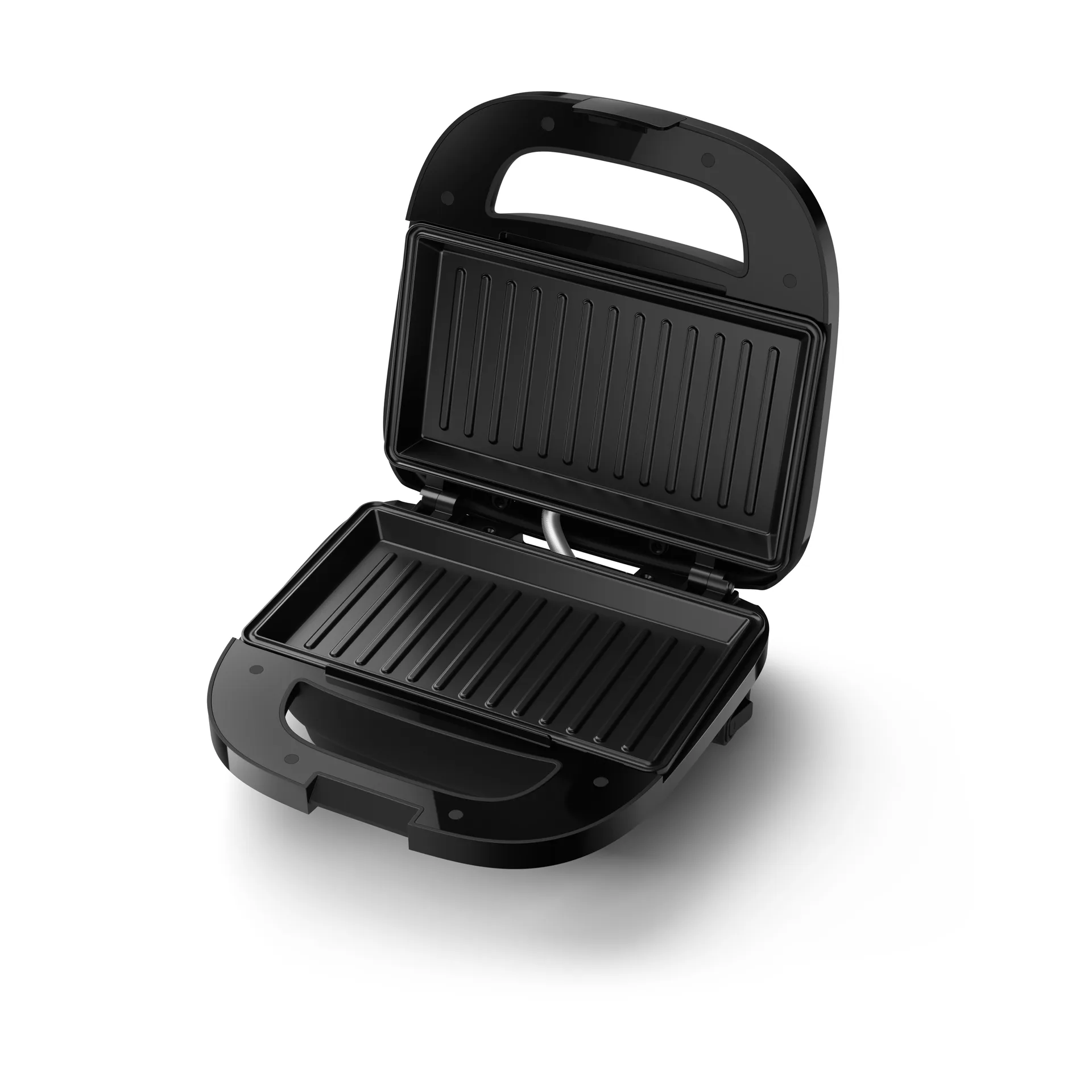 3000 series smörgåsgrill HD2330/90 750 w, Black Philips