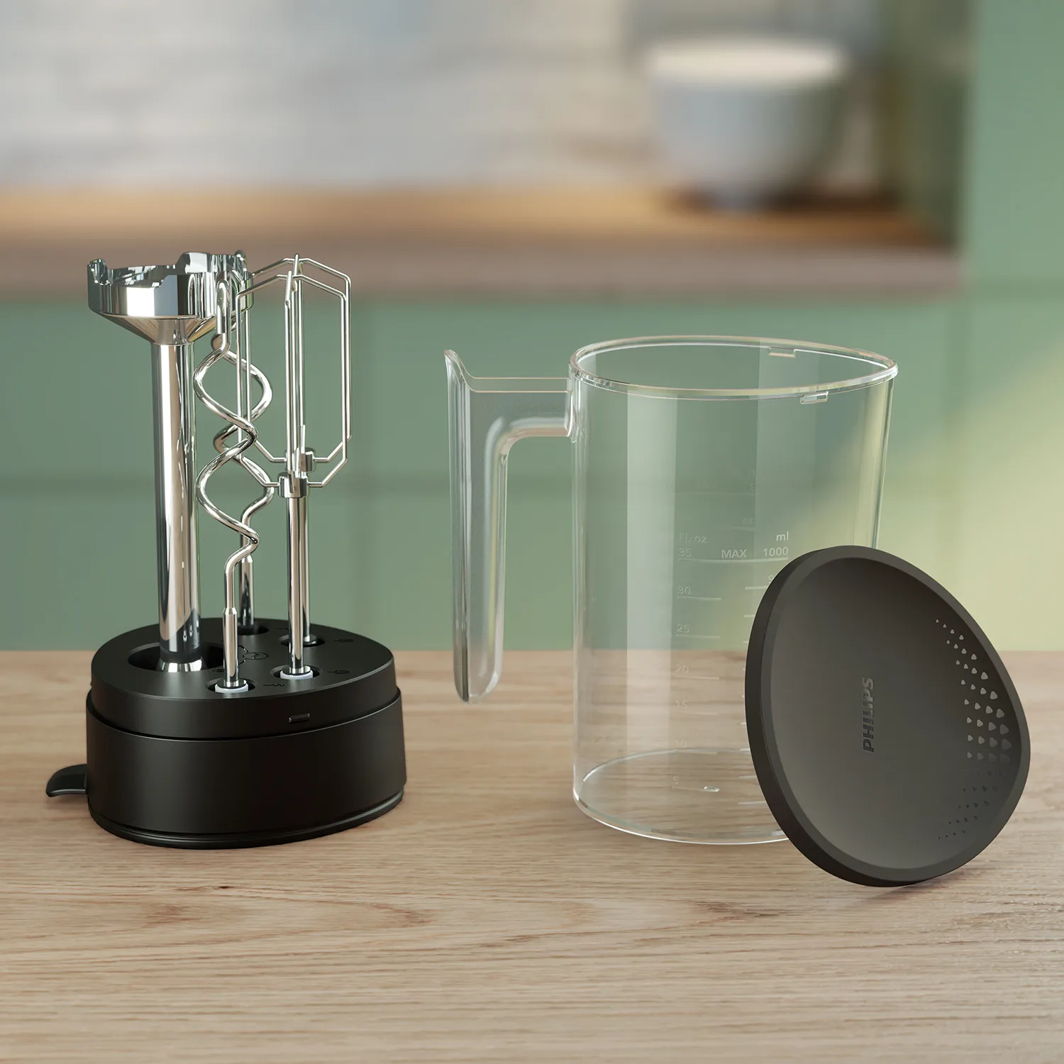 5000 series elvisp HR3781/20 4 delar, Black Philips