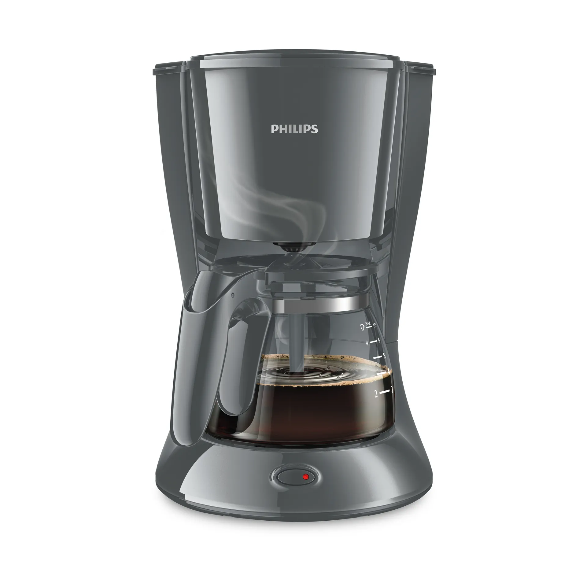 Daily kaffebryggare mini glas HD7432/10, Grey Philips
