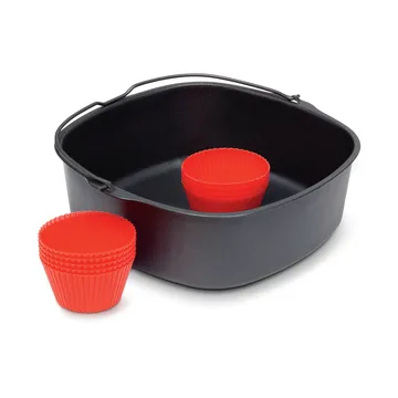 Philips Air fryer bakset XL HD9945/01 10 delar - Black - Philips