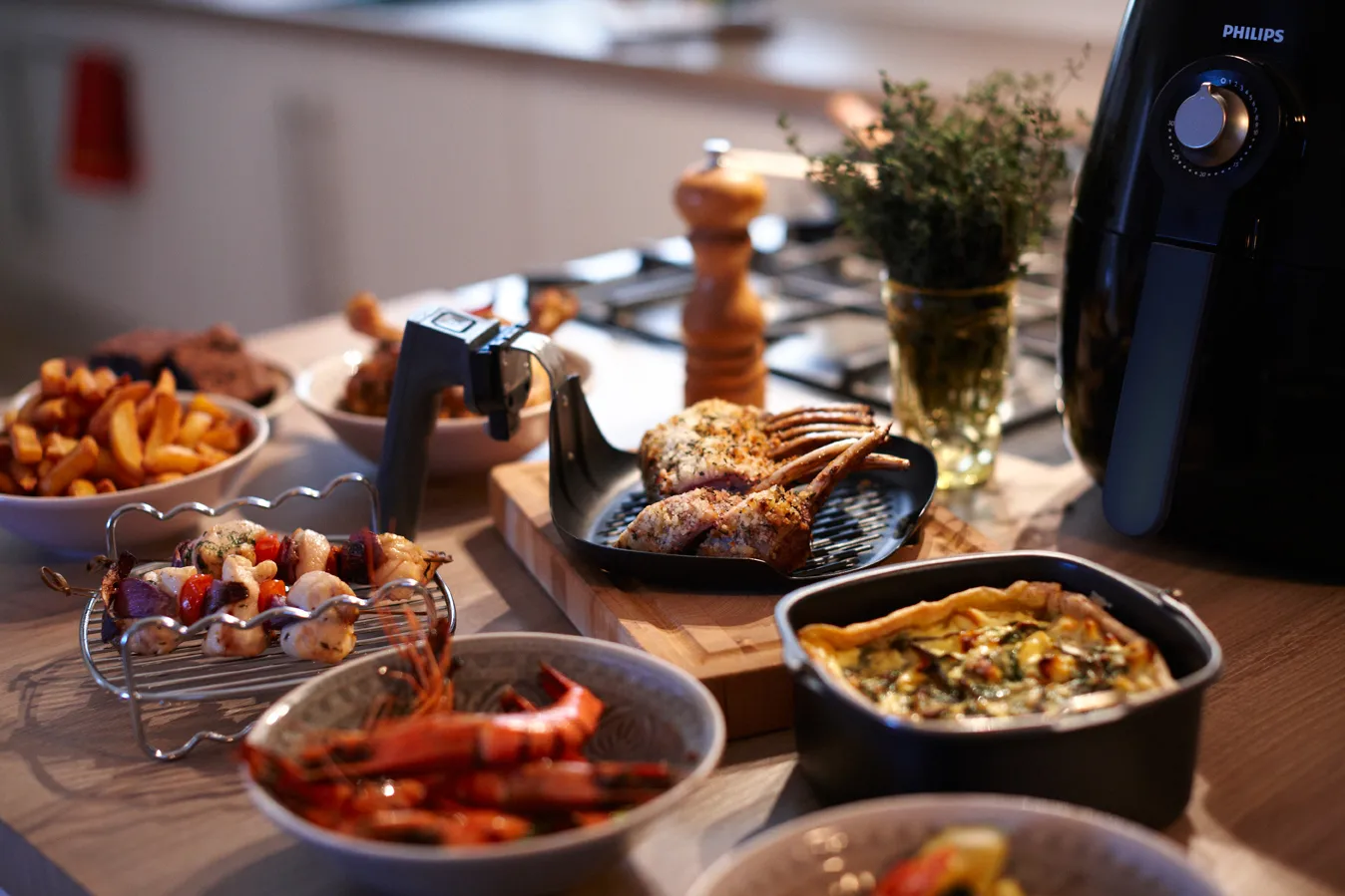 Philips bakset HD9925/01 8 delar, Black Philips