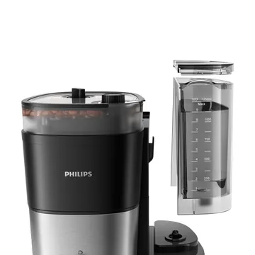 Philips kaffebryggare med kvarn HD7888/01 1,25 L - Black - Philips