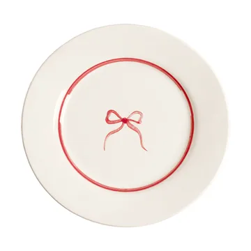 Bow salladstallrik - Dark Pink, 22 cm - Pick a Poppy