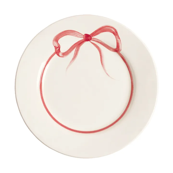 Bow tallrik - Dark Pink, 28 cm - Pick a Poppy
