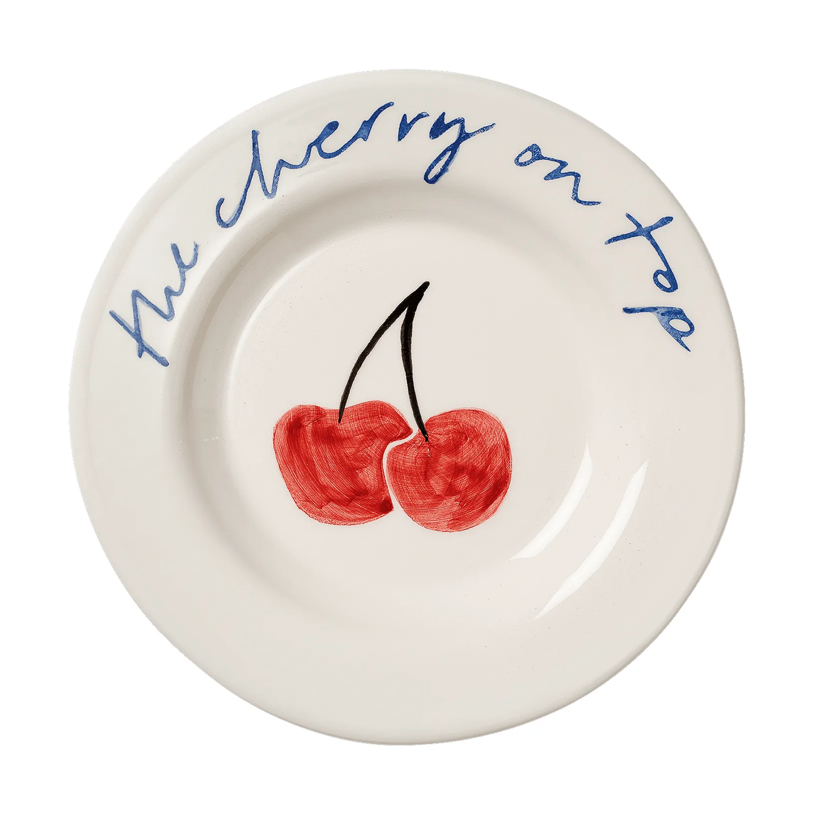 Cherry tapastallrik, Red, 15 cm Pick a Poppy