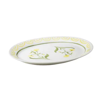 Cottage Flower serveringsfat - Yellow, 32 cm - Pick a Poppy