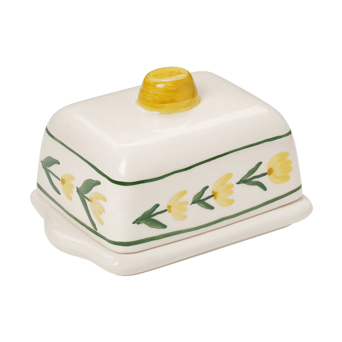 Pick a Poppy Cottage Flower sm&ouml;rask Yellow, 17x11,5 cm