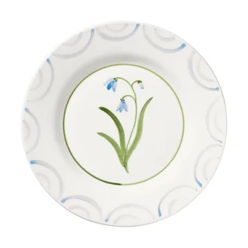 Cottage Flower tallrik - Light Blue, 28 cm - Pick a Poppy