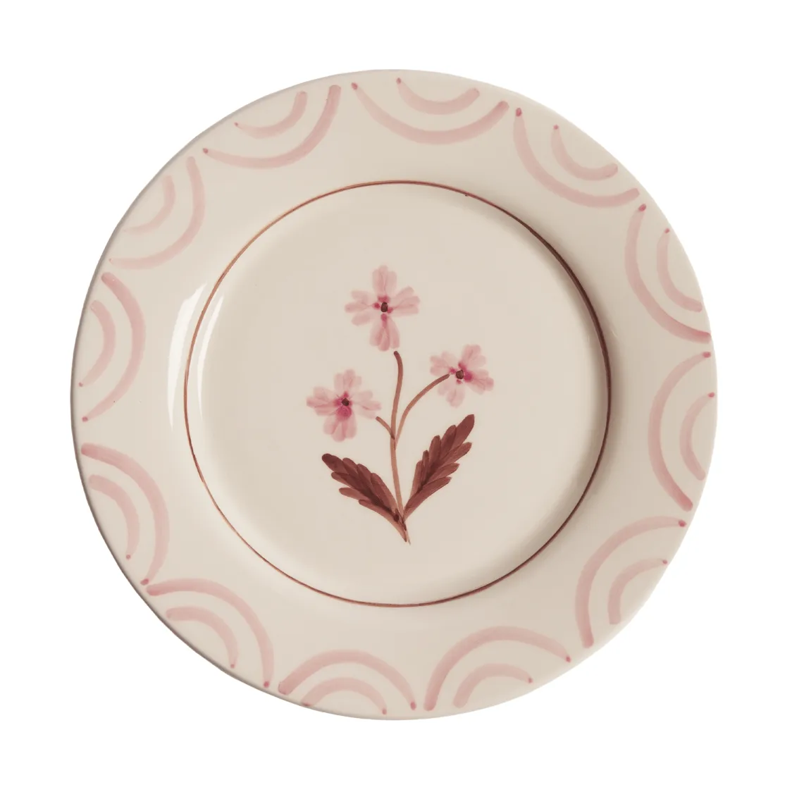 Cottage Flower tallrik, Light Pink, 28 cm Pick a Poppy