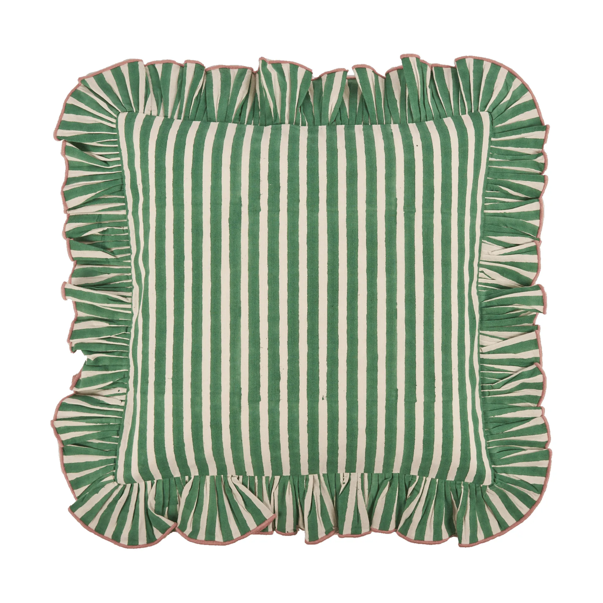 Devon kuddfodral, Green, 40x40 cm Pick a Poppy