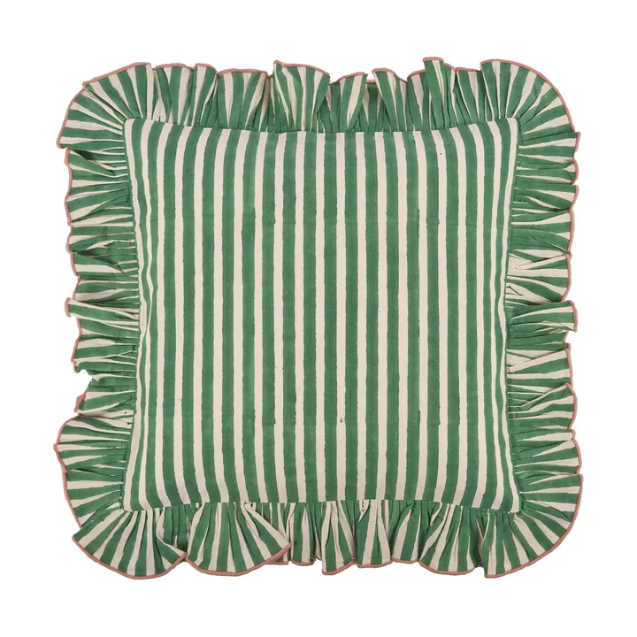Devon kuddfodral - Green, 40x40 cm - Pick a Poppy