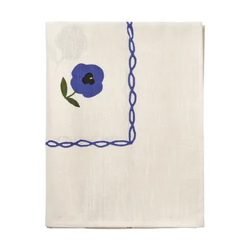 Madelen Möllard Pansy bordsduk - Blue 250x150 cm - Pick a Poppy