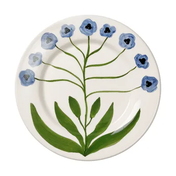 Madelen Möllard Pansy salladstallrik - Blue, 22 cm - Pick a Poppy