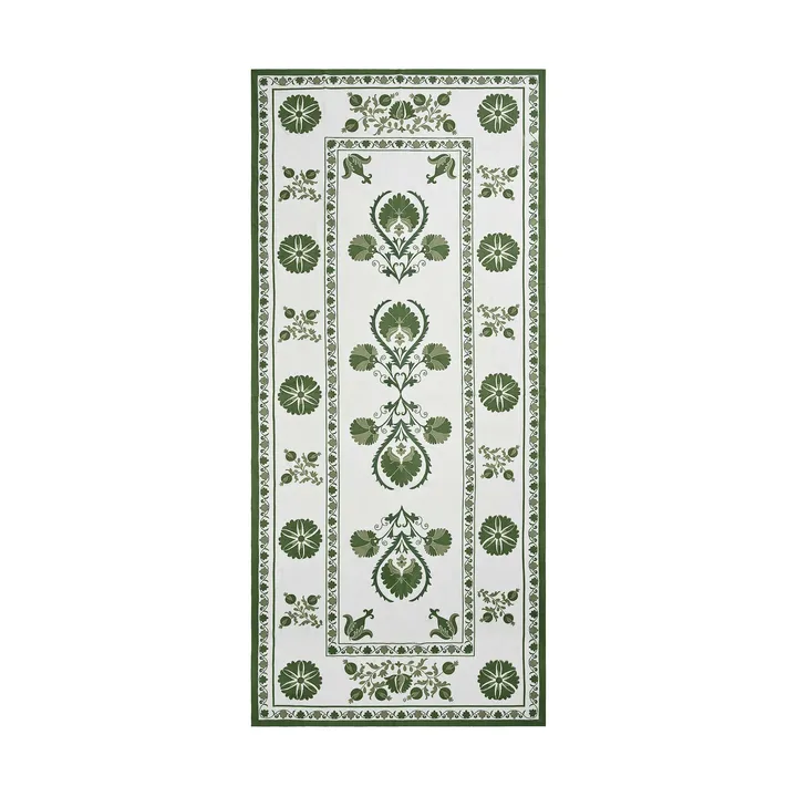 Suzani bordsduk - Green, 350x150 cm - Pick a Poppy
