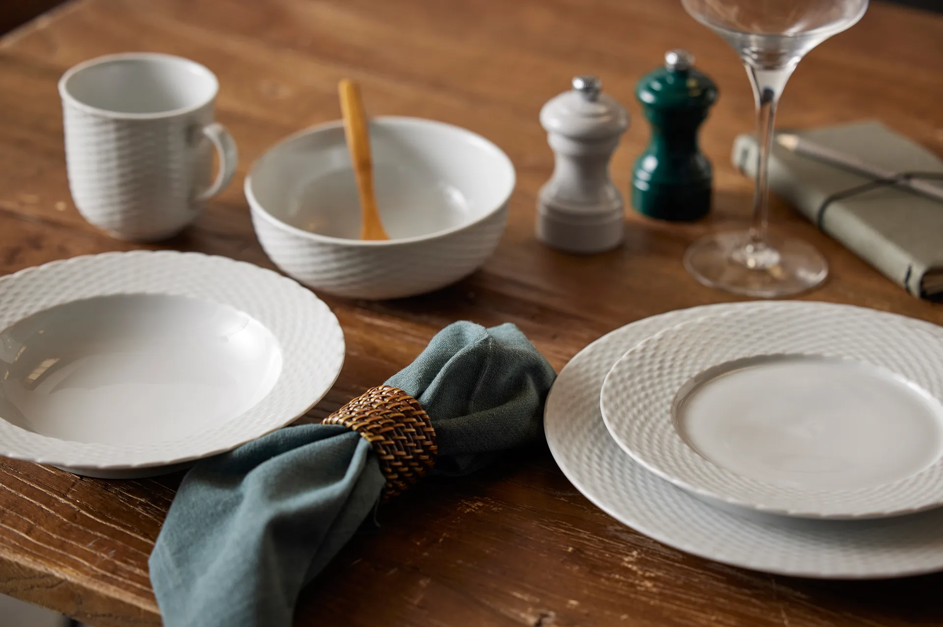 Basket skål 60 cl, Vit Pillivuyt