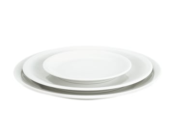Läs mer om Pillivuyt Bourges tallrik flat vit Ø24 cm