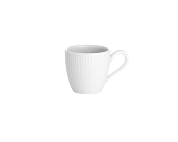 Pillivuyt Pillivuyt Plissé espressokopp 9 cl Vit