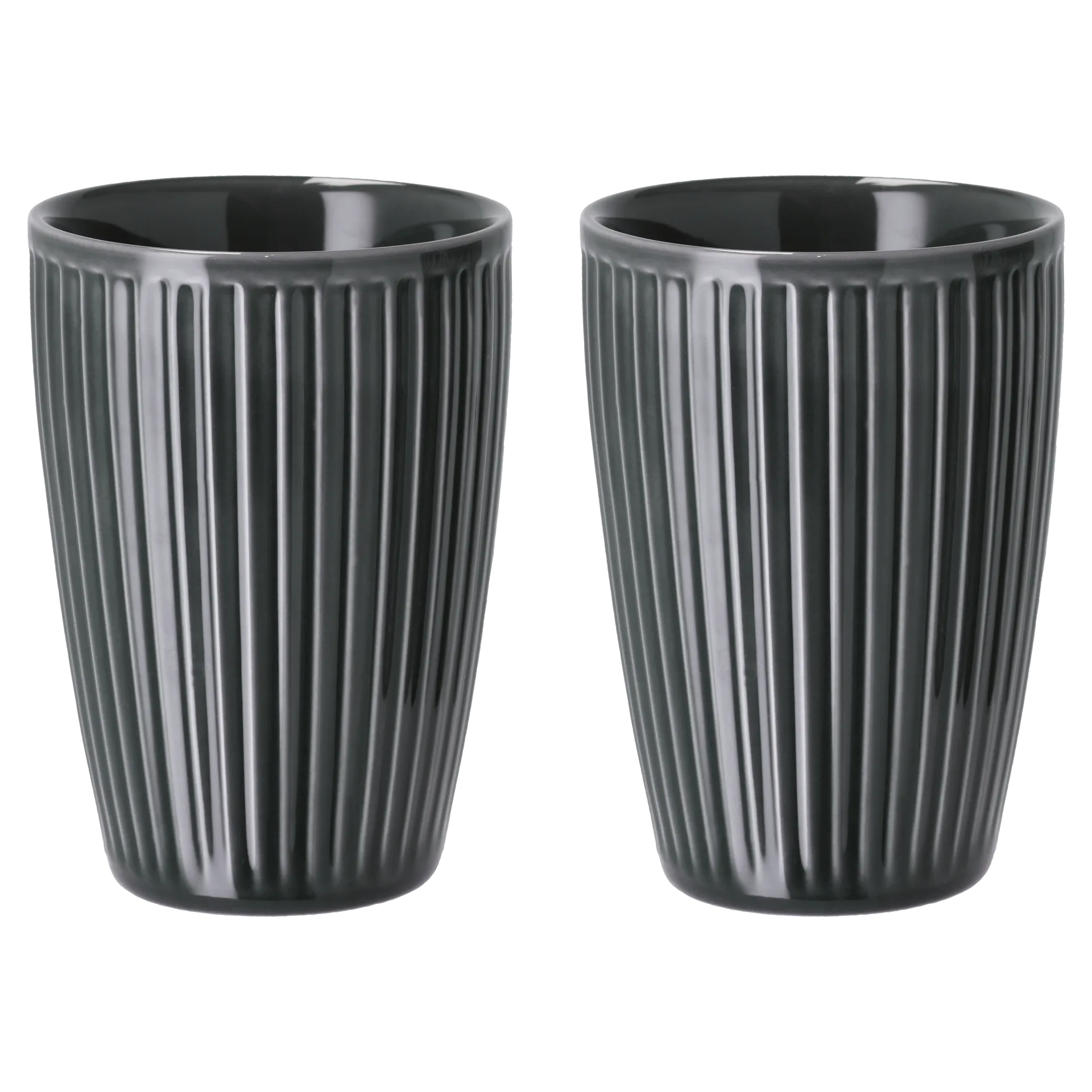 Plissé Termosmugg 25 cl 2-pack, Midnight blue Pillivuyt