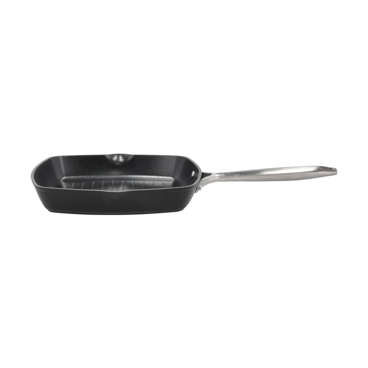 Travo grillpanna keramisk non-stick 24x24 cm - Svart-aluminium - Pillivuyt