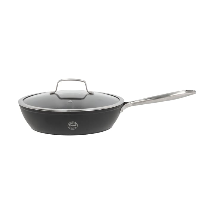 Travo traktörpanna keramisk non-stick 28 cm - Svart-aluminium - Pillivuyt