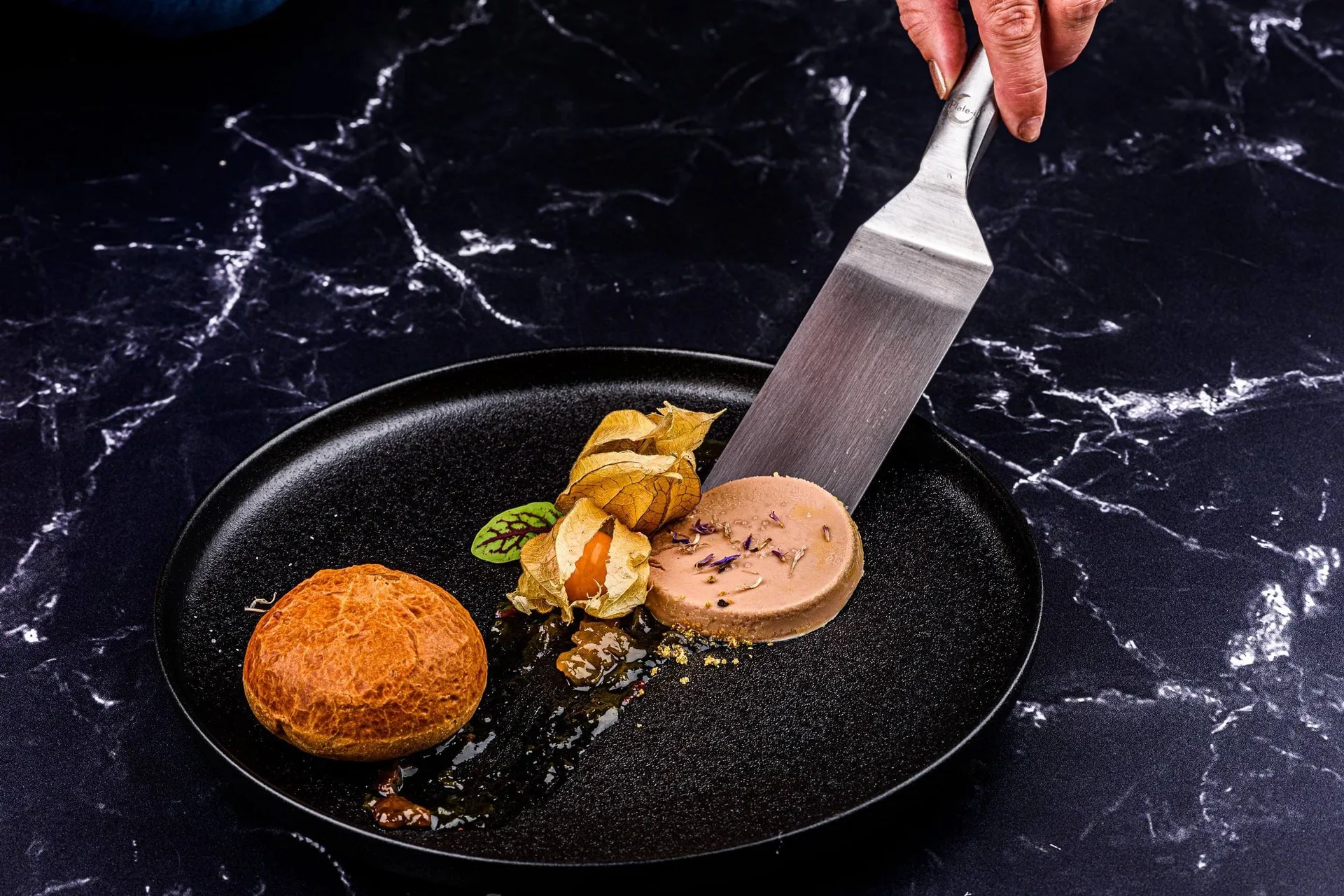 Plate-it spatel, Rostfritt stål, 3 delar Plate It