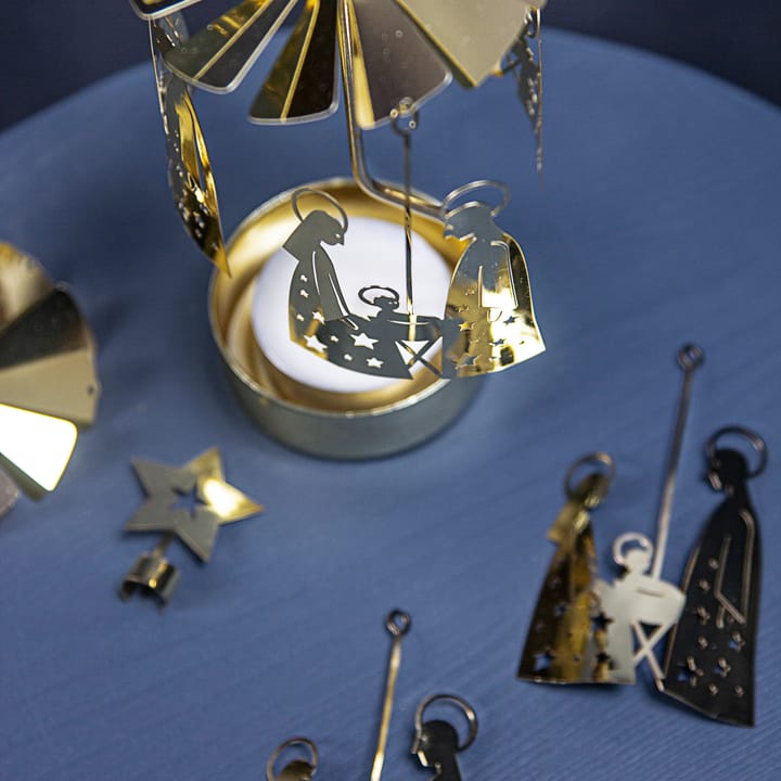 Änglaspel krubba familj, Guld Pluto Design