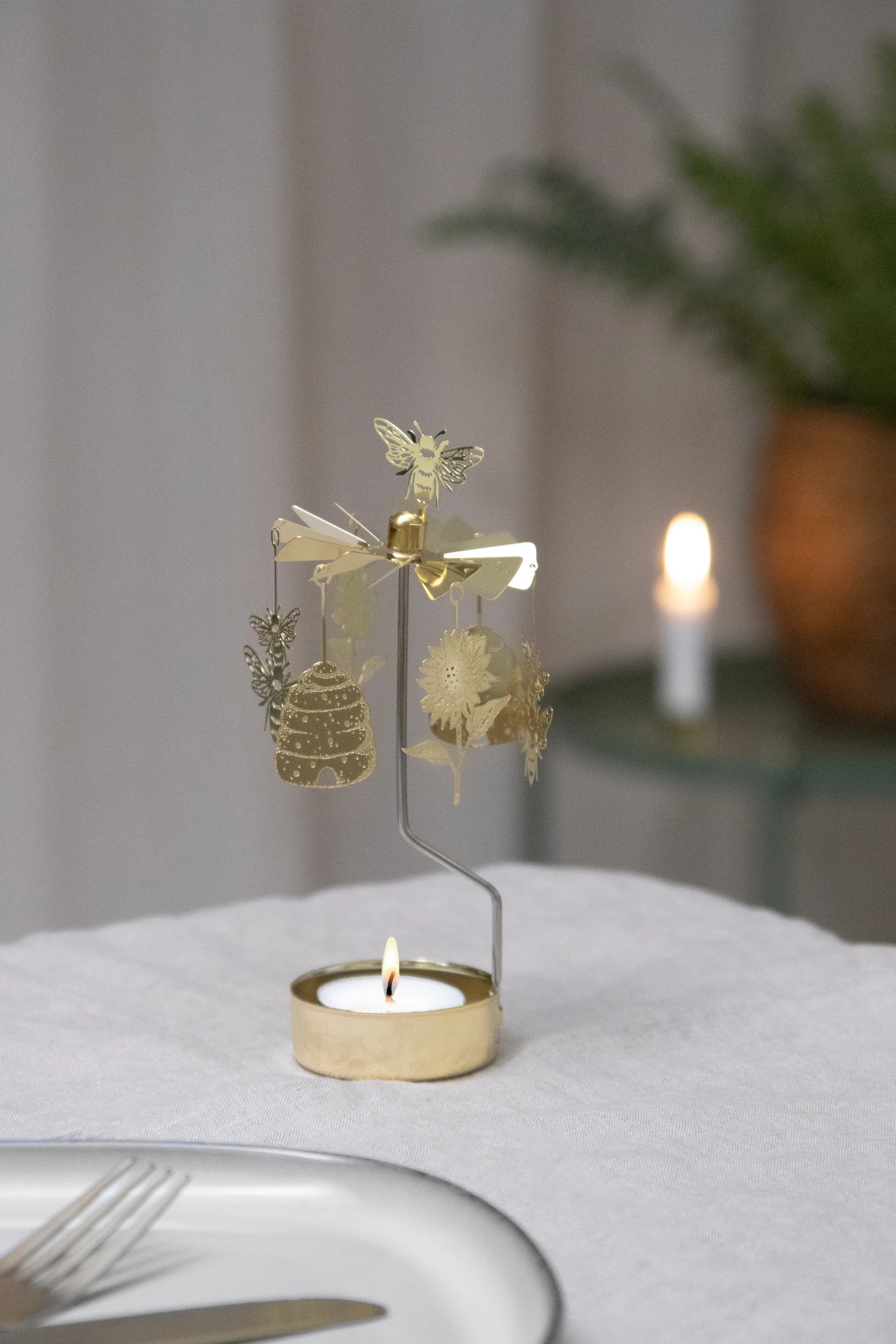 Bee Mine änglaspel, Guld Pluto Design