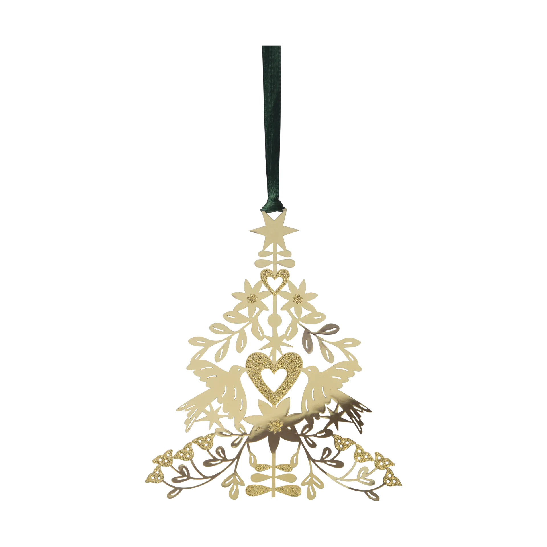 Folk tree dekorationshänge, Guld Pluto Design