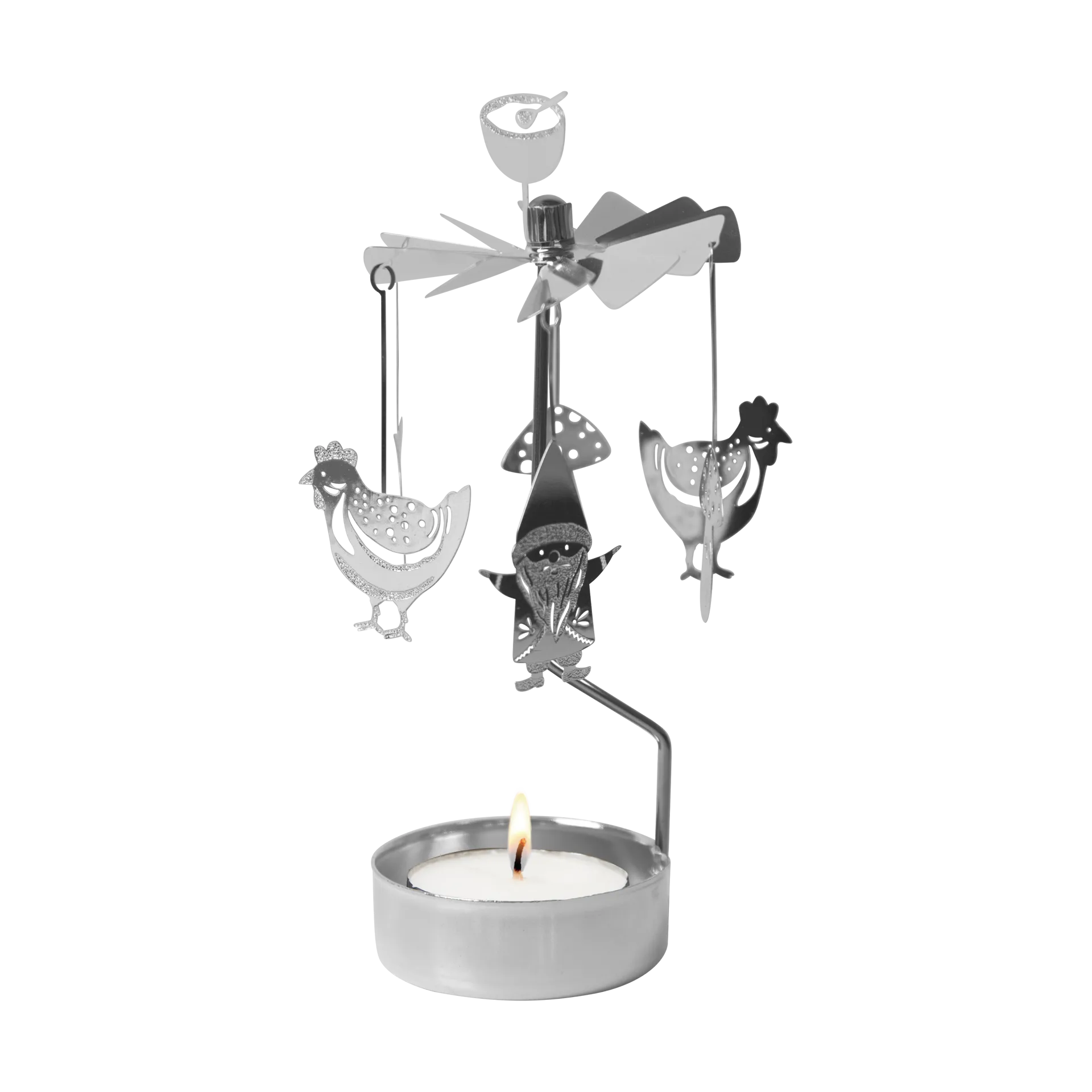 Fox & Santa änglaspel, Silver Pluto Design