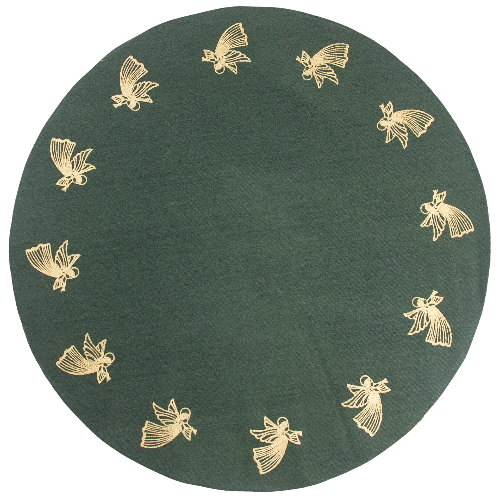 Julgransmatta flygande ängel, Grön Pluto Design