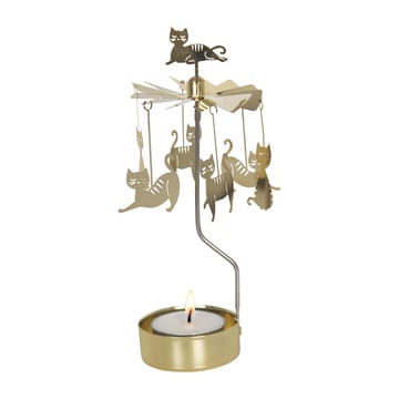 Läs mer om Pluto Design Kattfamilj änglaspel Guld