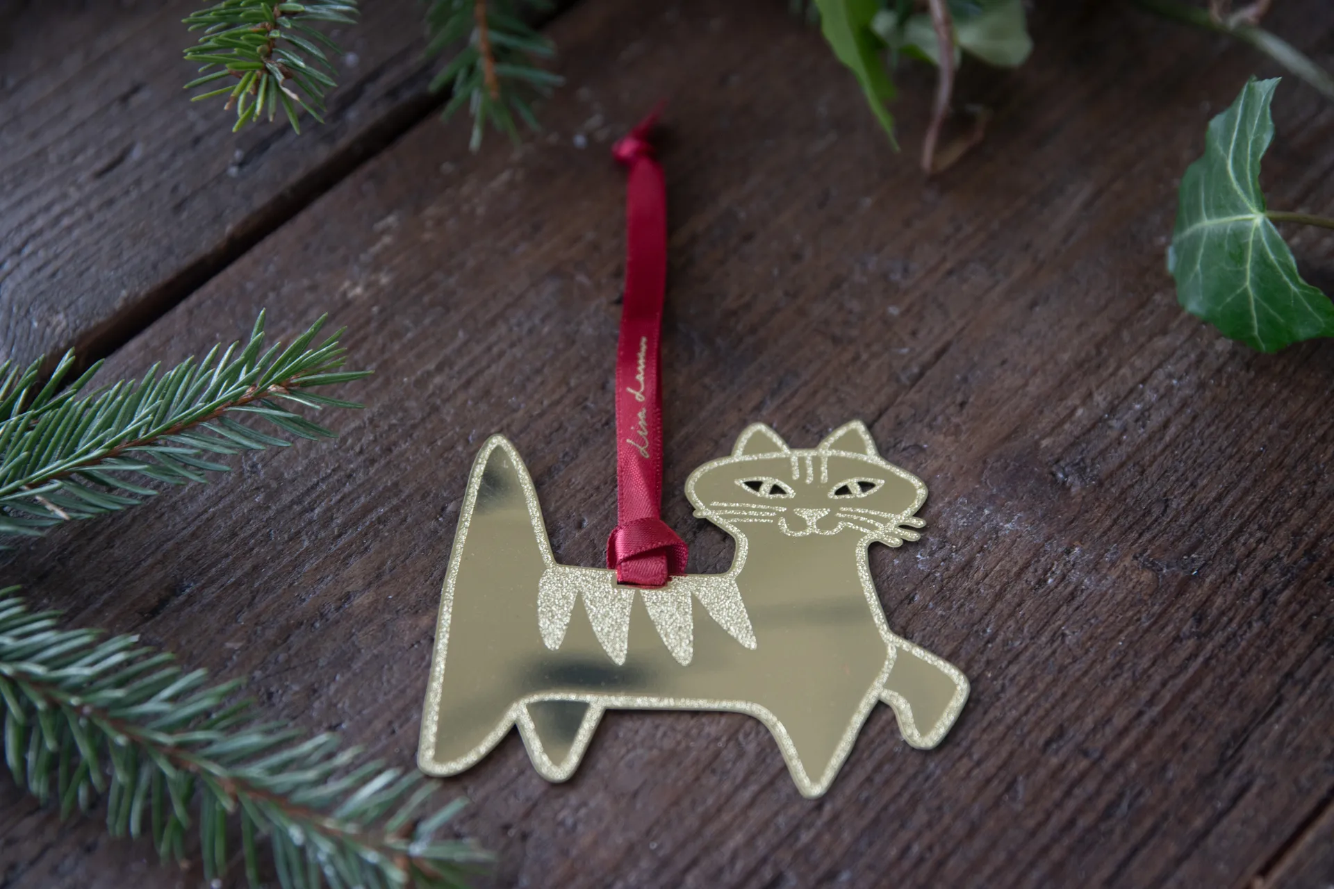 Lisa Larson Felix dekorationshänge, Guld Pluto Design